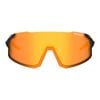 Tifosi Stash Kính Mát Thể Thao Nửa Gọng Dành Cho Đạp Xe, Chạy Bộ, Pickleball Thiết Kế Đệm Êm Tai, Mũi Gọng Màu Đen Cam Black Orange Fade Bộ 3 Tròng Màu Cam Clarion Orange, Đỏ AC Red Và Clear Trong Suốt