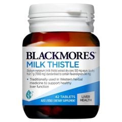 Blackmores Viên Uống Bổ Gan Chiết Xuất Từ Cây Kế Sữa Milk Thistle 42 Viên (chính hãng)