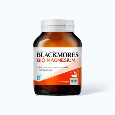 Blackmores Viên Uống Hỗ Trợ Bổ Sung Magie Bio Magnesium Maggie 100 Viên