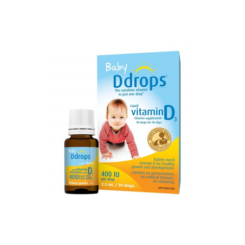 Baby Ddrops Vitamin D3 90 Ngày – Vitamin D3 Thuần Khiết Cho Trẻ Sơ Sinh, Dễ Hấp Thu