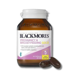 Blackmores Viên Uống Bổ Sung Vitamin Tổng Hợp Cho Mẹ Bầu Pregnancy Gold 60 Viên
