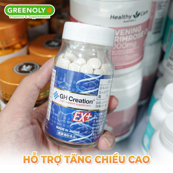 GH Creation Viên Uống Hỗ Trợ Tăng Chiều Cao Nhật Bản Ex+ 270 viên - Hàng Nhập Khẩu Chính Ngạch