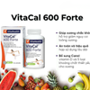 VitaHealth Viên Uống Vitacal 600 Forte Bổ Sung Canxi và  D3 Giảm Nguy Cơ Loãng Xương 60 Viên