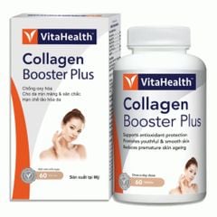 VitaHealth Viên Uống Collagen Booster Plus Giúp Da Mịn Màng Và Săn Chắc, Hạn Chế Lão Lão Hóa 60 Viên