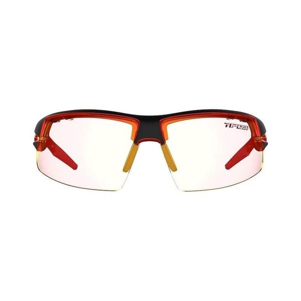 Tifosi Crit Kính Mát Thể Thao Dành Cho Đạp Xe, Pickleball Gọng Đen Matte Black Bộ 3 Tròng Đen Smoke, Đỏ AC Red Và Clear Trong Suốt