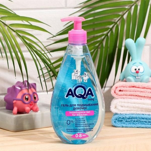 AQA Baby Dung Dịch Vệ Sinh Cho Bé Gái Từ 0- 8 Tuổi