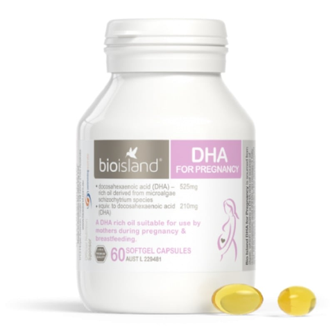 Bio Island DHA For Pregnancy 60 Viên – Bổ Sung DHA Cho Mẹ Bầu Hỗ Trợ Phát Triển Não Bộ Thai Nhi