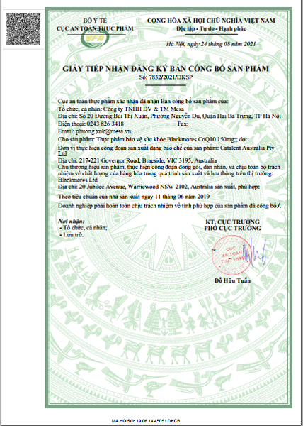 Blackmores Viên Uống Bổ Sung CoQ10 150mg Hỗ Trợ Tim Mạch 30 Viên