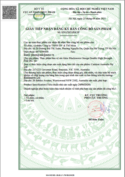 Blackmores Viên Uống Dầu Cá Liều Omega Gấp 2 Lần Double High Strength Fish Oil 90 Viên