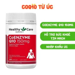Healthy Care Viên Uống Coenzyme Q10 150mg 100 Viên