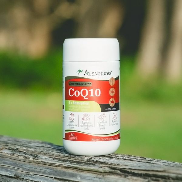 AusNatures Viên Uống CoQ10 Hỗ Trợ Tim Mạch, Chống Oxy Hóa 60 Viên