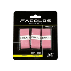 Facolos Cuốn Cán Vợt Pickleball Pro Grips Màu Tím (Hộp 3 Cái)