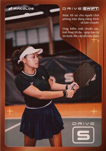 Facolos Vợt Pickleball Drive Swift Lead The Speed 16mm