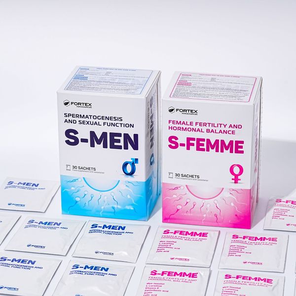 Fortex Bột Uống S-Men Hỗ Trợ Bổ Tinh Trùng S-Men Cho Nam Giới 30 Gói