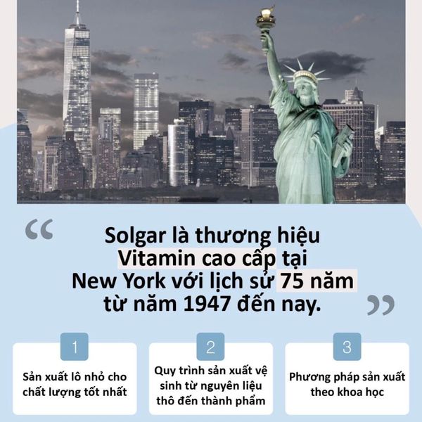 Solgar Viên Uống Calcium Magnesium Plus Zinc Bổ Sung Khoáng Chất Giúp Xương Chắc Khỏe, 100 Viên, Chính Hãng Mỹ