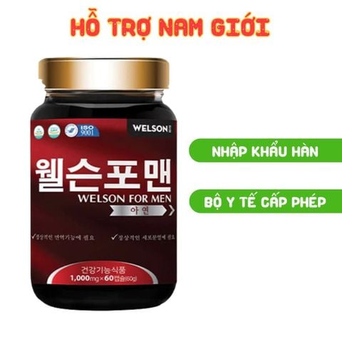 Welson For Men Hỗ Trợ Nam Giới - Chính Hãng Hàn Quốc