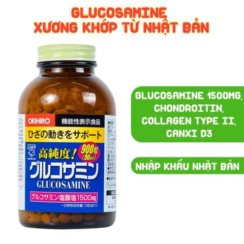 Orihiro Viên Uống Hỗ Trợ Xương Khớp Bổ Sung Glucosamine 1500mg - Nhật Bản