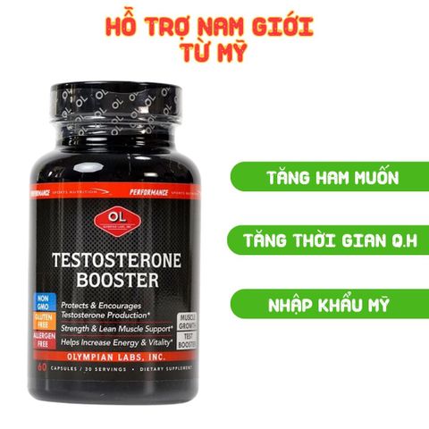 Testosterone Booster Olympian Labs Hỗ Trợ Cân Bằng Và Tăng Cường Sinh Lý Nam - Chính Hãng Mỹ