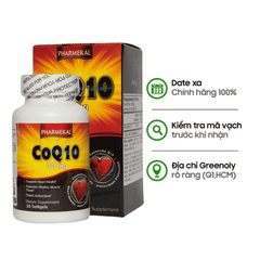 Pharmekal Viên Uống Hỗ Trợ Tim Mạch CoQ10 30mg 30-60 Viên
