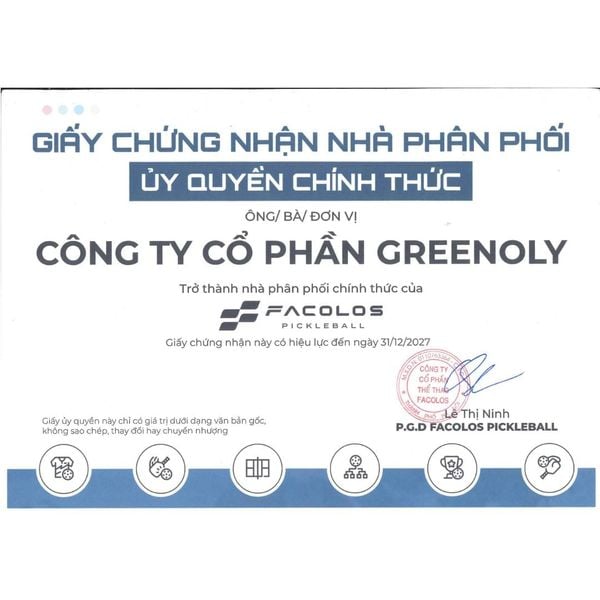 Facolos Vợt Pickleball Nexx Thời Trang [6 Màu]