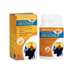 Provibiol Headsup Viên Uống Bổ Não Hỗ Trợ Tăng Cường Tuần Hoàn Não 60 Viên