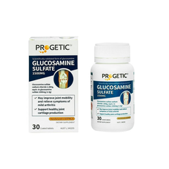 Progetic Viên Uống Glucosamine Sulfate Hỗ Trợ Sức Khỏe Xương Khớp Người Lớn 1500mg 30 Viên