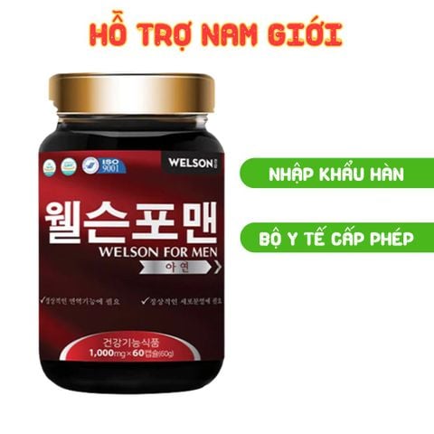 Welson For Men Hỗ Trợ Nam Giới - Chính Hãng Hàn Quốc