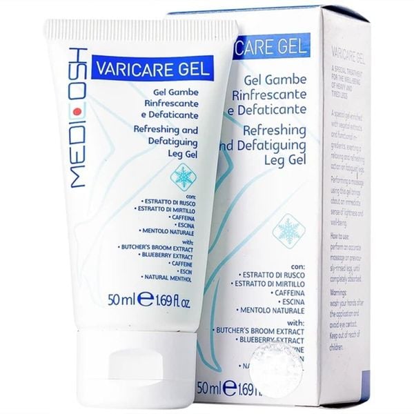 Combo 3 Tuýp Kem Medicosh Kem Hỗ Trợ Cải Thiện Giãn Tĩnh Mạch Varicare Gel 50ml