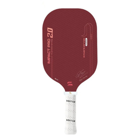 Soxter Vợt Pickleball Impact Pro 2.0 16mm Màu Đỏ Viền Lạc Vàng