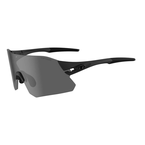 Tifosi Rail Kính Mát Thể Thao Dành Cho Chạy Bộ, Pickleball Gọng Màu Đen Blackout Bộ 3 Tròng Đen Smoke, Đỏ AC Red Và Clear Trong Suốt