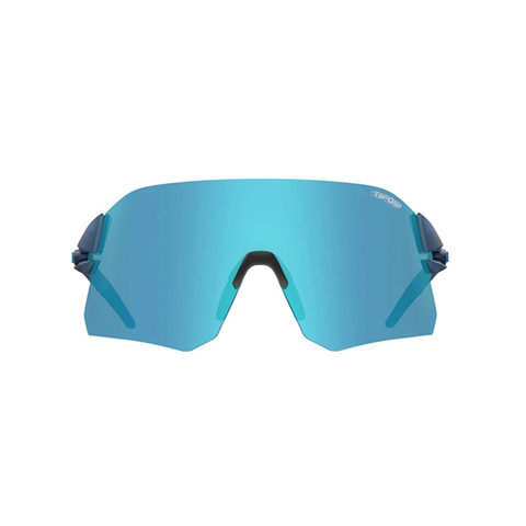 Tifosi Rail Kính Mát Thể Thao Dành Cho Chạy Bộ, Pickleball Gọng Màu Xanh Crystal Blue Bộ 3 Tròng Xanh Clarion Blue, Đỏ AC Red Và Clear Trong Suốt