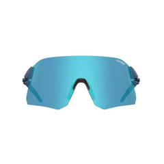 Tifosi Rail Kính Mát Thể Thao Dành Cho Chạy Bộ, Pickleball Gọng Màu Xanh Crystal Blue Bộ 3 Tròng Xanh Clarion Blue, Đỏ AC Red Và Clear Trong Suốt