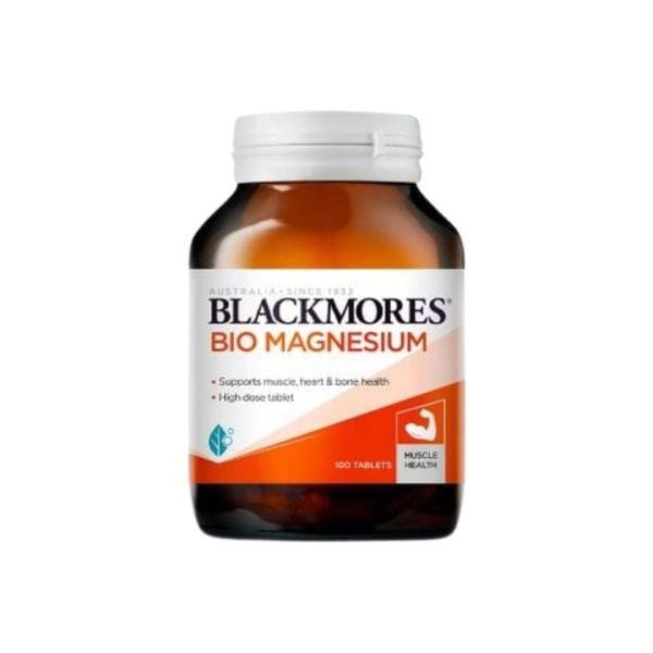 Blackmores Viên Uống Hỗ Trợ Bổ Sung Magie Bio Magnesium Maggie 100 Viên - Chính Hãng Úc