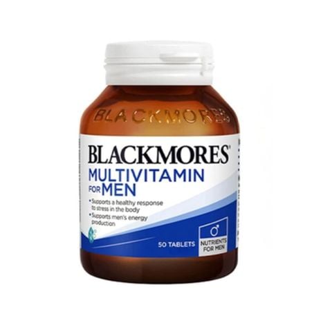 Blackmores Viên Uống Hỗ Trợ Tăng Cường Sinh Lý Multivitamins For Men 50 Viên
