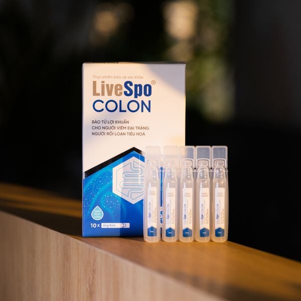LiveSpo Colon Men Vi Sinh Hỗ Trợ Đại Tràng, Tiêu Chảy, Táo Bón Hộp 10 Ống