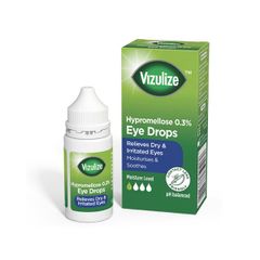 Vizulize Hypromellose 0.3% Nước Mắt Nhân Tạo Hỗ Trợ Dưỡng Ẩm Cho Mắt 10ml - Quà Tặng