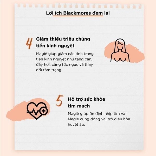 Blackmores Viên Uống Hỗ Trợ Bổ Sung Magie Bio Magnesium Maggie 100 Viên - Chính Hãng Úc