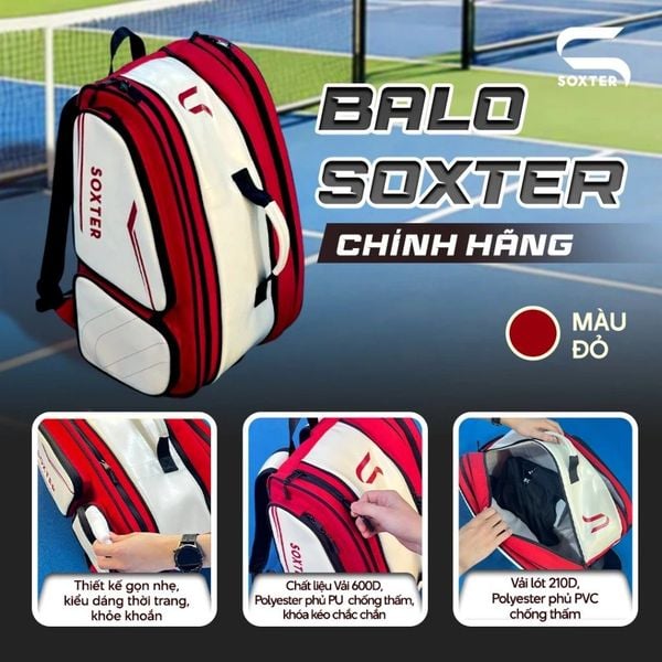 Soxter Balo Pickleball Da PU Cao Cấp