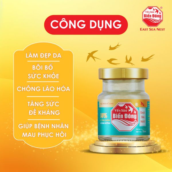 Yến Việt Tổ Yến Nguyên Chất Chưng Sẵn Không Đường 70ml
