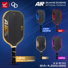 Wika Vợt Pickleball QD Air Quang Dương 16mm | 5 Màu |