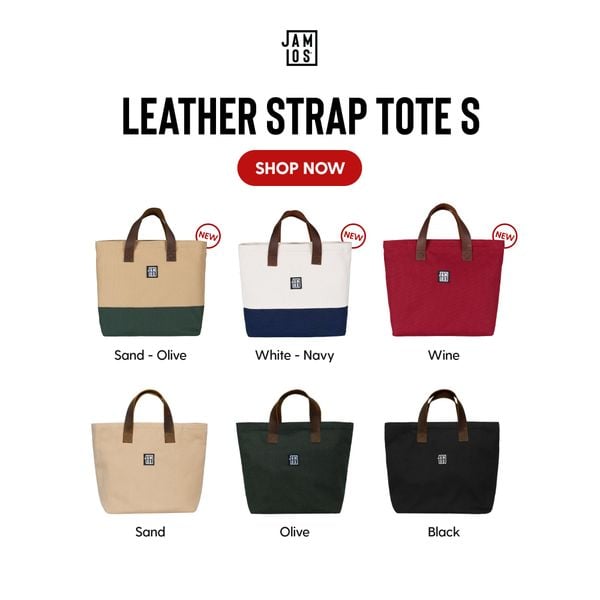 Leather Strap Tote S
