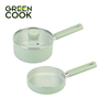 Bộ Nồi Chảo Tráng Men Ceramic Green Cook Baby SageFlow GCS2613-T1 - Hàng Chính Hãng