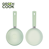 Bộ Nồi Chảo Tráng Men Ceramic Green Cook Baby SageFlow GCS2613-T1 - Hàng Chính Hãng
