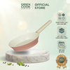 Chảo nhôm chống dính đáy từ 24 cm Green Cook GCP253-24IH - Sử dụng được tất các loại bếp
