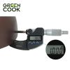 Chảo xào thép sâu chống dính 32cm Green Cook GCW03-32IH - Chính Hãng
