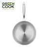 Chảo Inox Nguyên Khối Đáy Từ Green Cook GCP245 – Truyền Nhiệt Nhanh, Sử Dụng Được Trên Mọi Loại Bếp