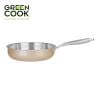 Chảo Inox Nguyên Khối Đáy Từ Green Cook GCP245 – Truyền Nhiệt Nhanh, Sử Dụng Được Trên Mọi Loại Bếp