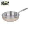 Chảo Inox Nguyên Khối Đáy Từ Green Cook GCP245 – Truyền Nhiệt Nhanh, Sử Dụng Được Trên Mọi Loại Bếp