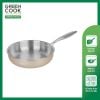 Chảo Inox Nguyên Khối Đáy Từ Green Cook GCP245 – Truyền Nhiệt Nhanh, Sử Dụng Được Trên Mọi Loại Bếp