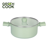Bộ 3 Nồi Canh Tráng Men Ceramic Đáy Từ Green Cook SAGE FLOW GCS2611 - Hàng Chính Hãng App